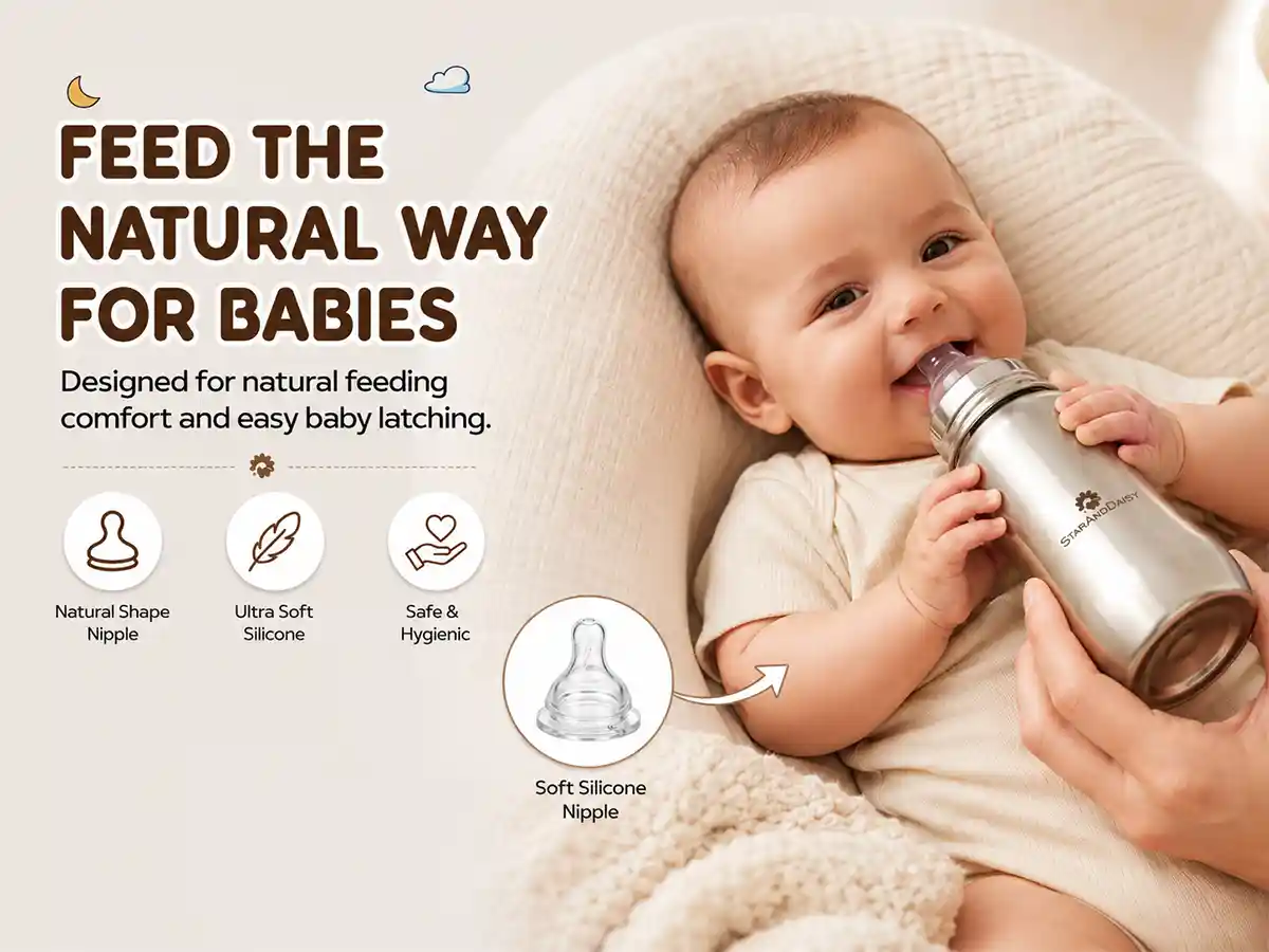baby milk bottle WO grip W6