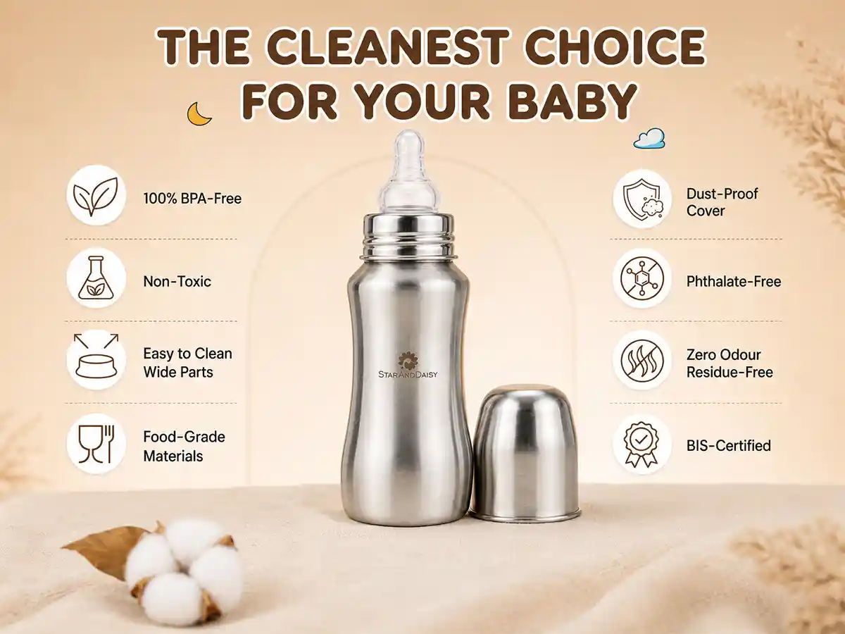 baby milk bottle WO grip W6