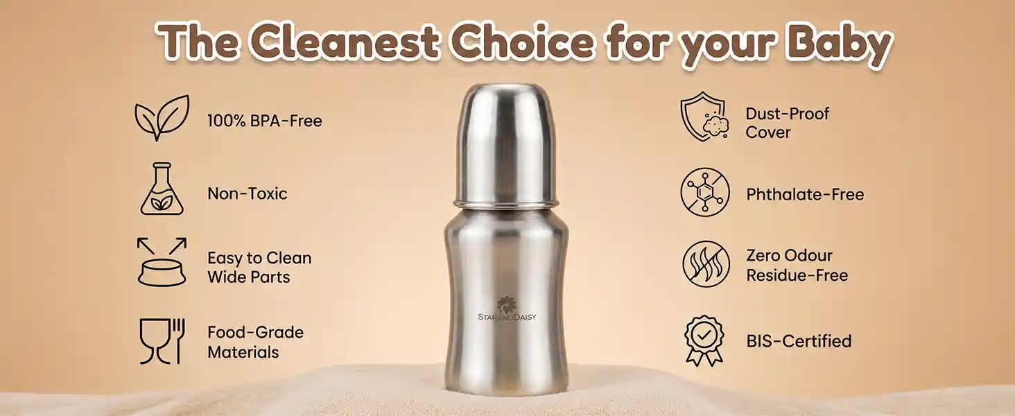 baby milk bottle WO grip W6