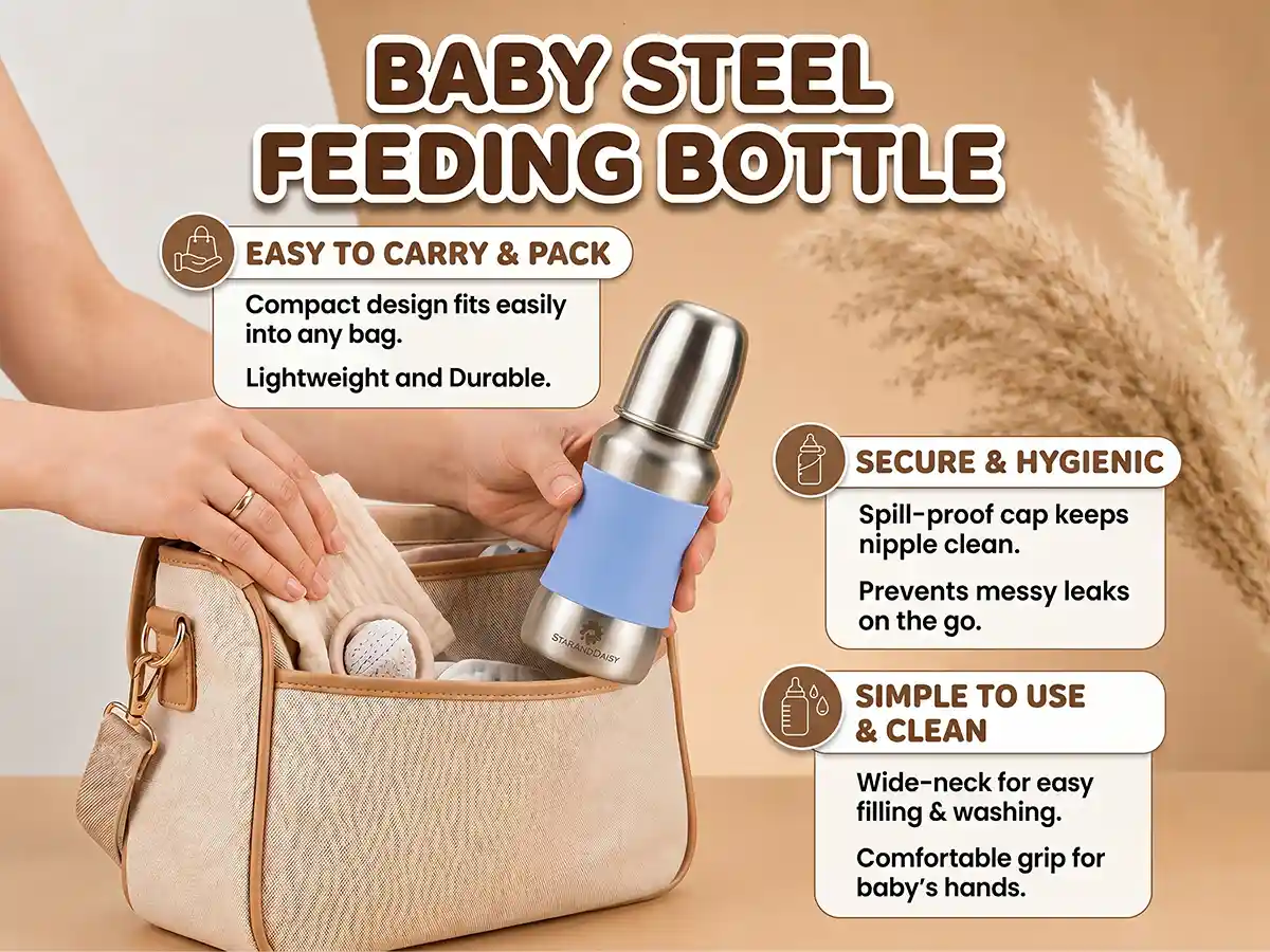baby milk bottle blue