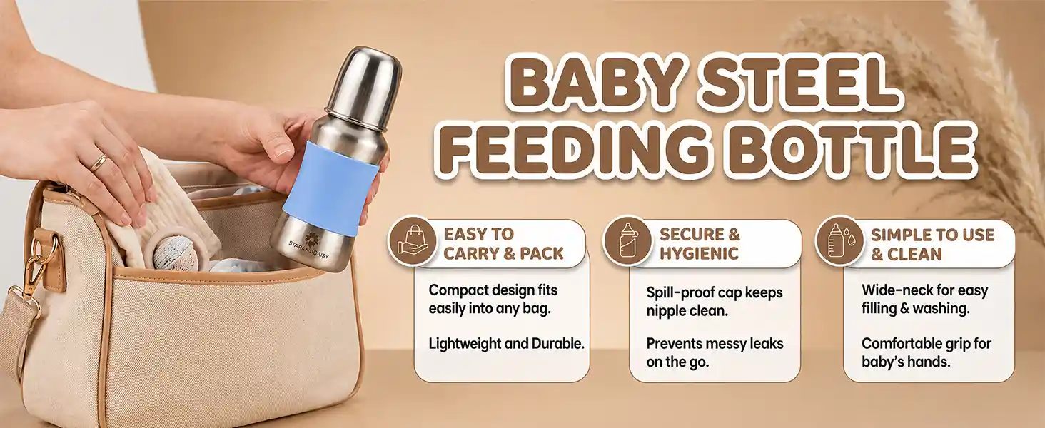baby milk bottle blue