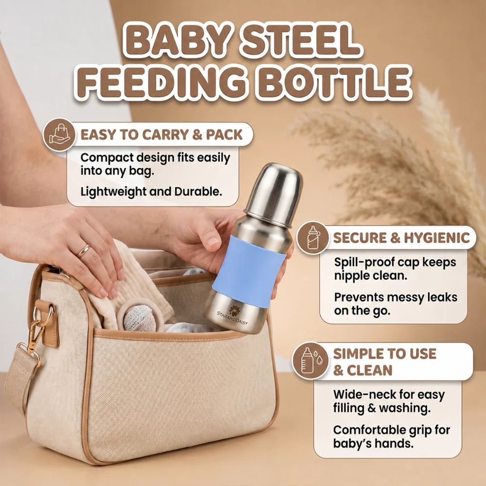 baby milk bottle blue