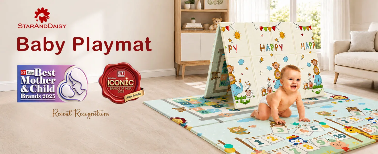 StarAndDaisy Waterproof Floor Play Mat for Toddlers