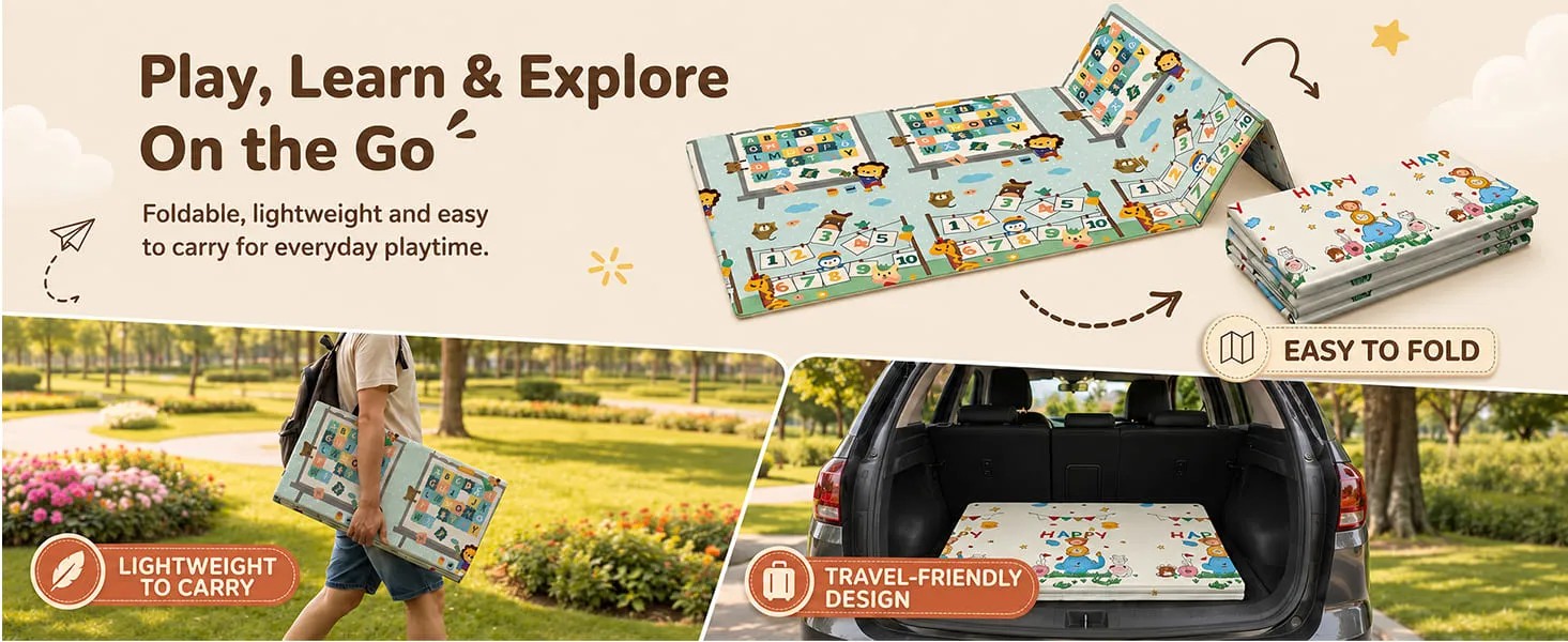 StarAndDaisy Waterproof Floor Play Mat for Toddlers