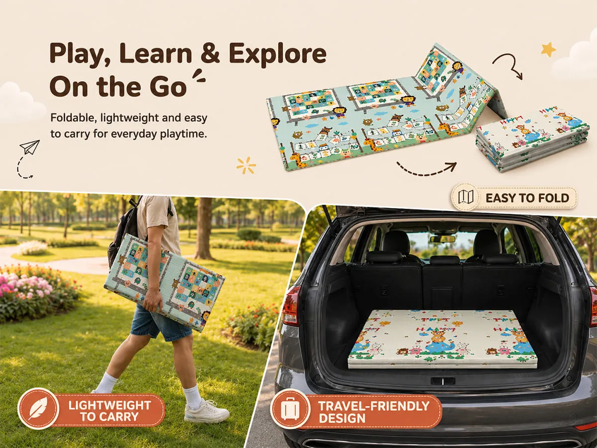 StarAndDaisy Waterproof Floor Play Mat for Toddlers