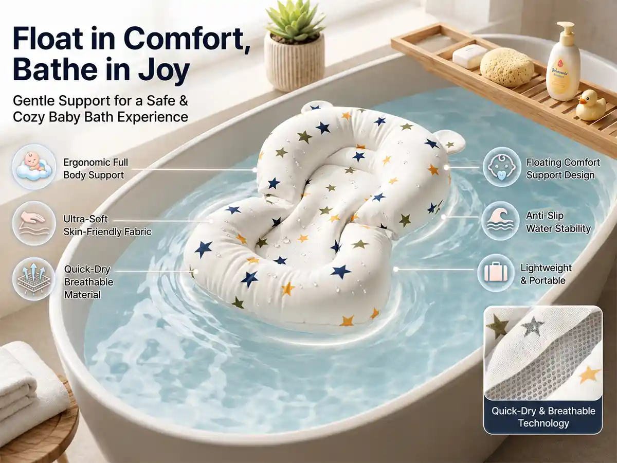 bt luxe with soap bar and cushion- Dark Blue