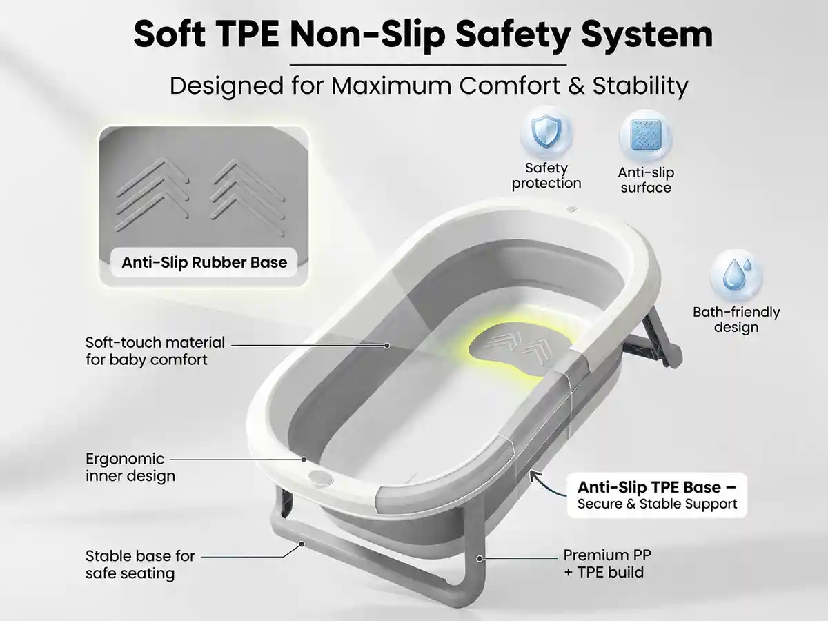 bt luxe with soap bar and cushion- Grey