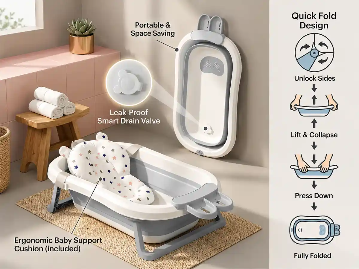 bt luxe with soap bar and cushion- Grey