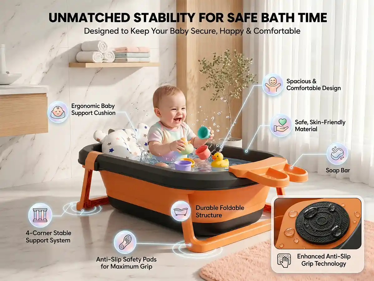 bt luxe with soap bar and cushion- Orange black