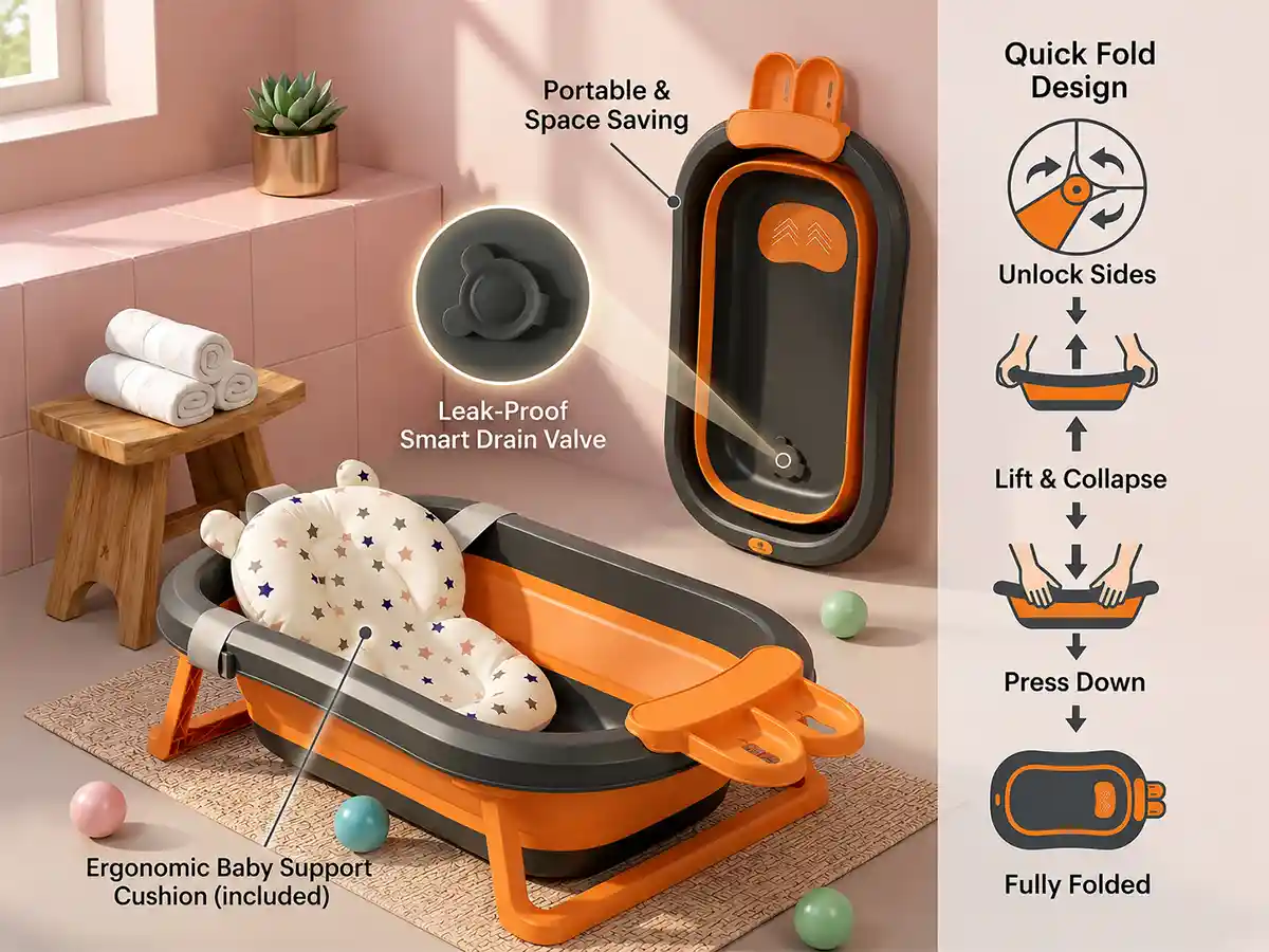 bt luxe with soap bar and cushion- Orange black