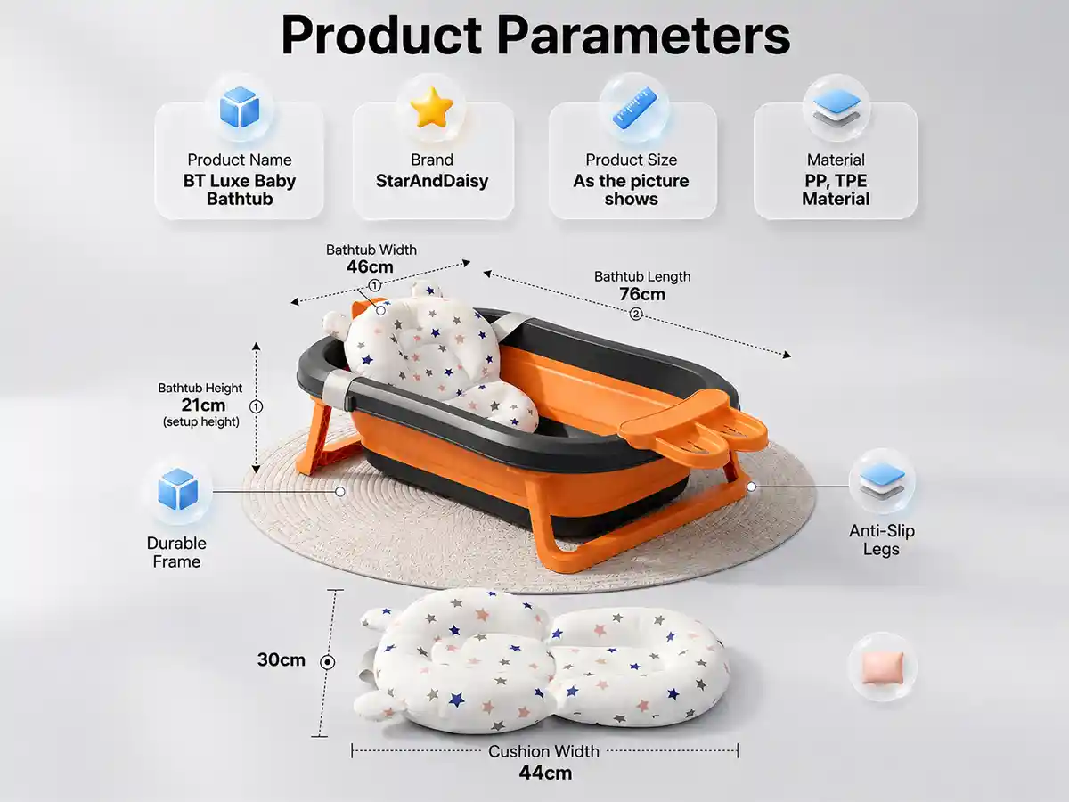 bt luxe with soap bar and cushion- Orange black
