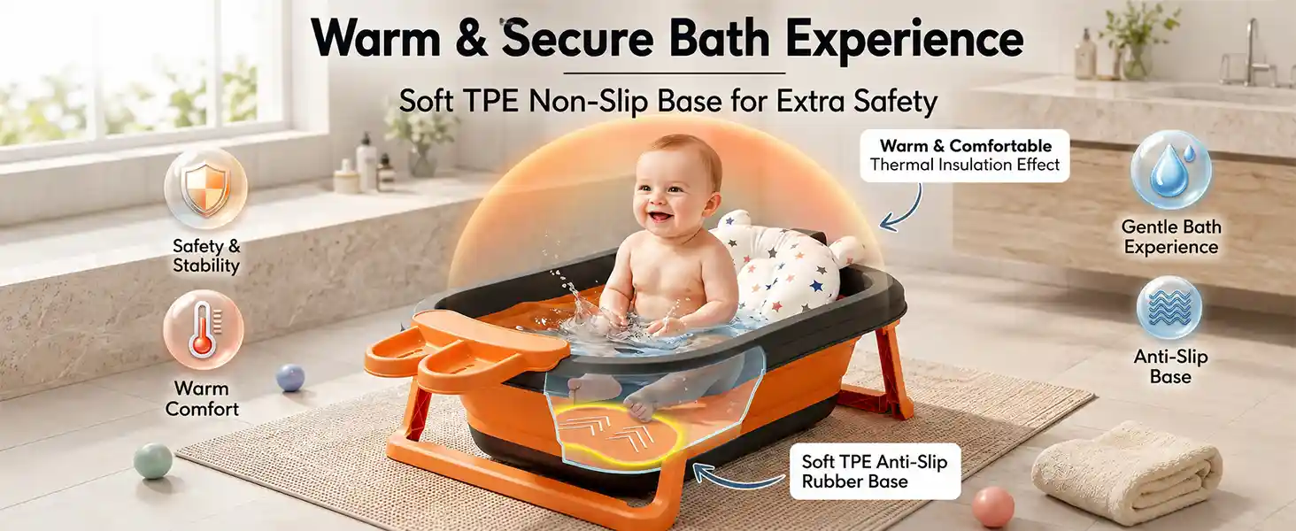 bt luxe with soap bar and cushion- Orange black