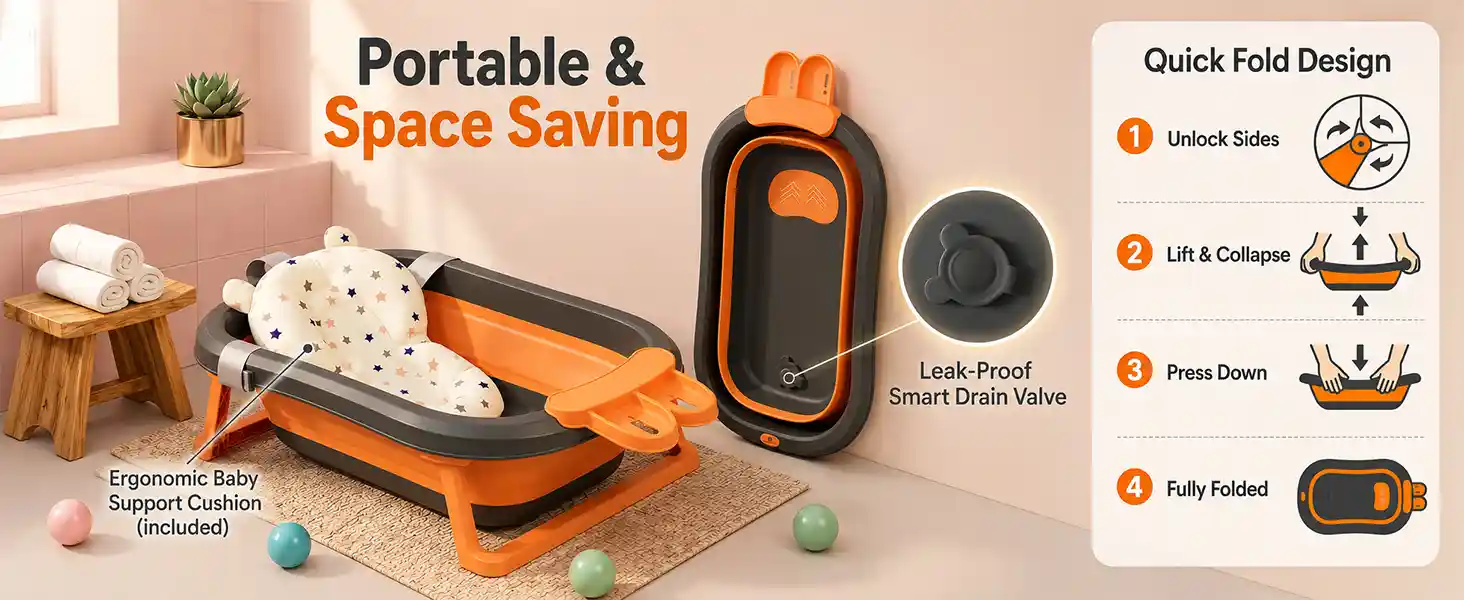 bt luxe with soap bar and cushion- Orange black