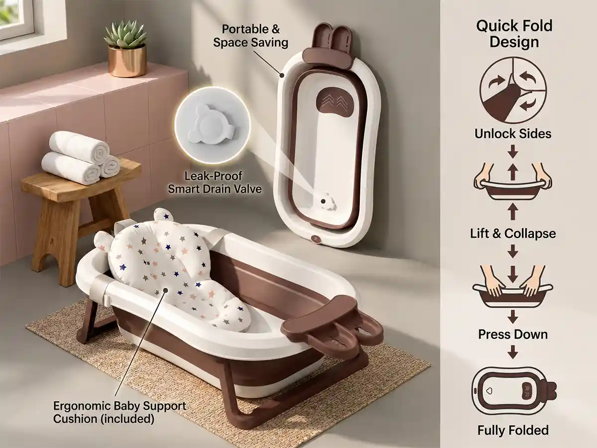 bt luxe with soap bar and cushion-brown