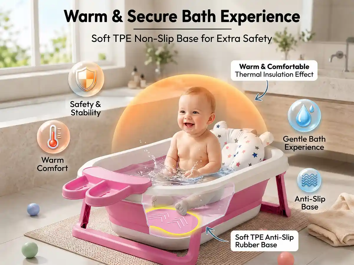 bt luxe with soap bar and cushion- Pink
