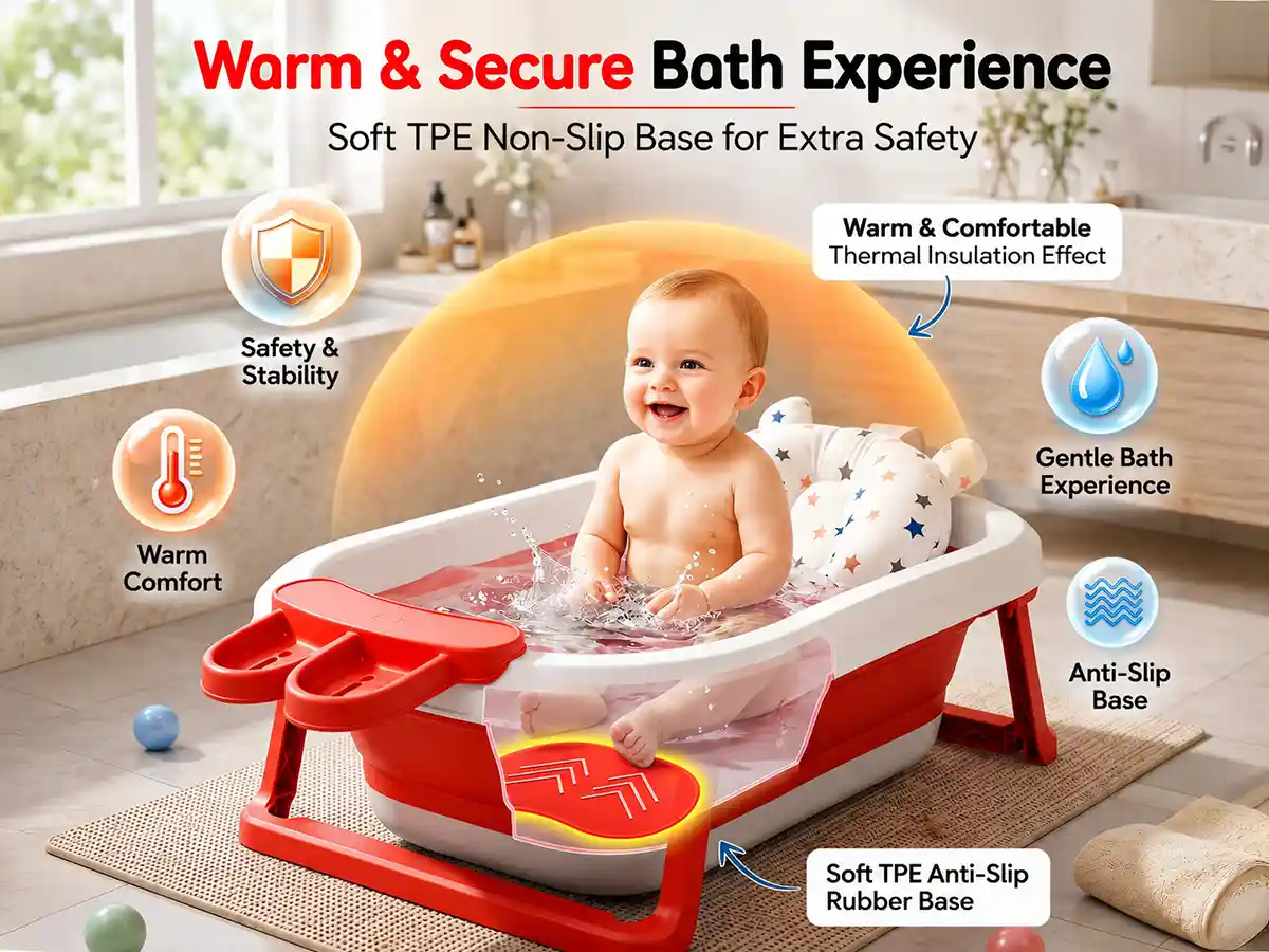 bt luxe with soap bar and cushion- Red