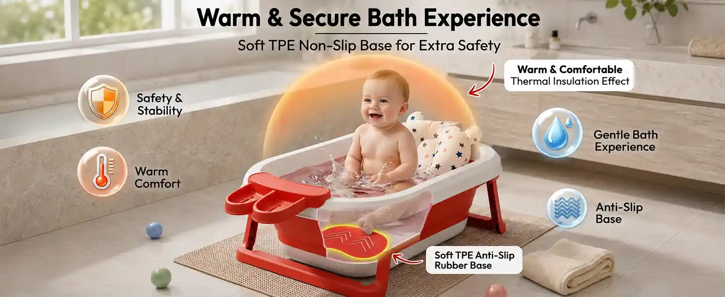 bt luxe with soap bar and cushion- Red