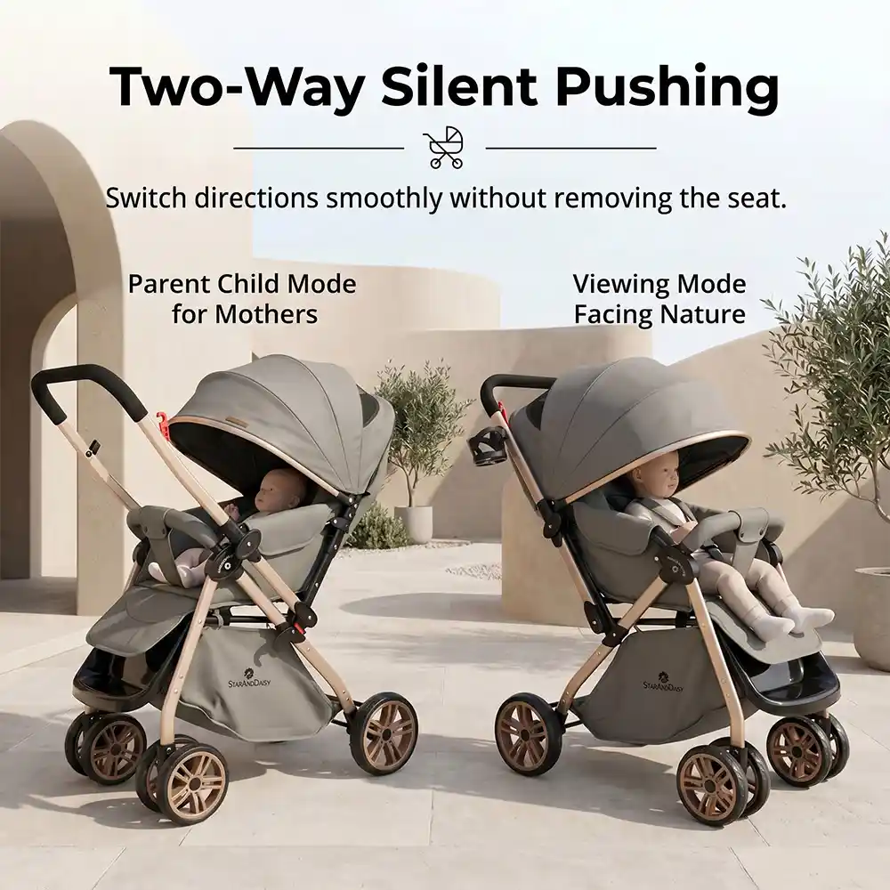 daisy trot stroller - grey