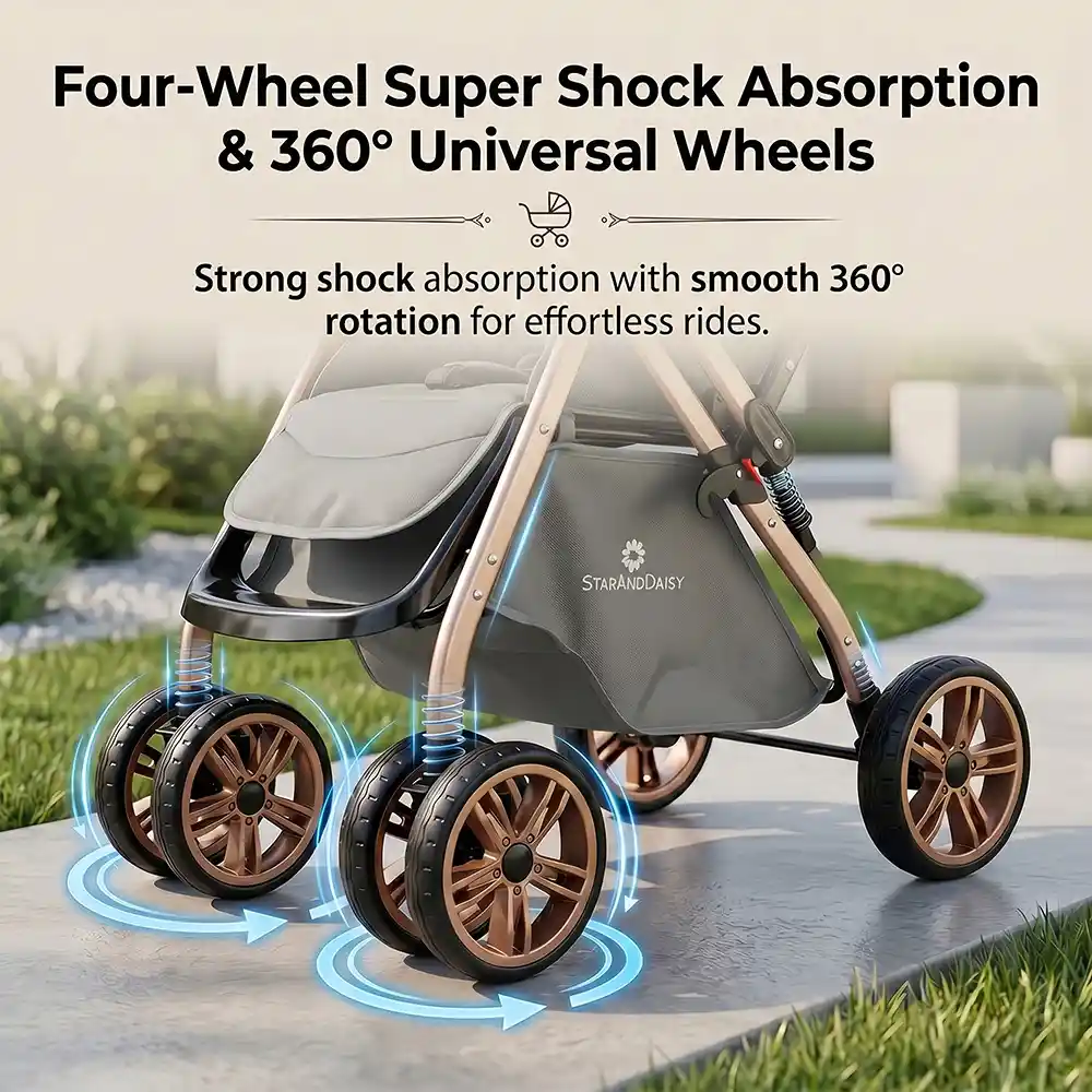 daisy trot stroller - grey