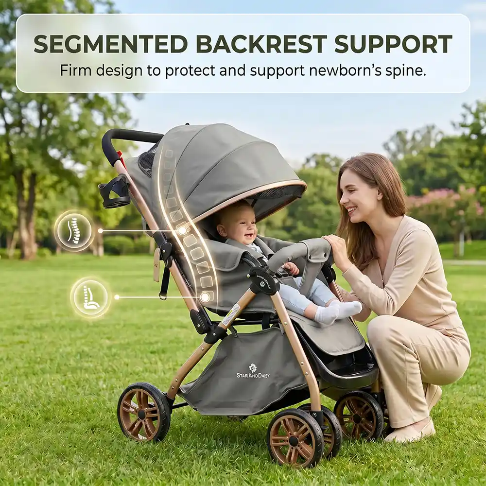 daisy trot stroller - grey