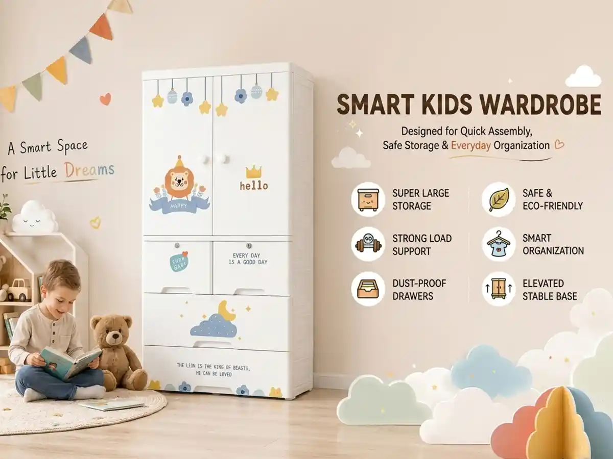 kid wardrobe 6524-A