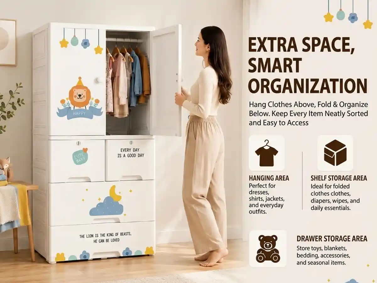 kid wardrobe 6524-A