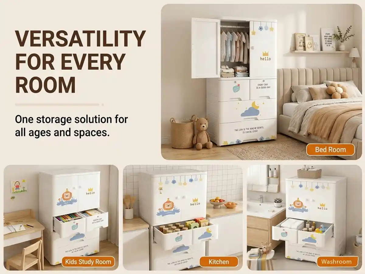 kid wardrobe 6524-A