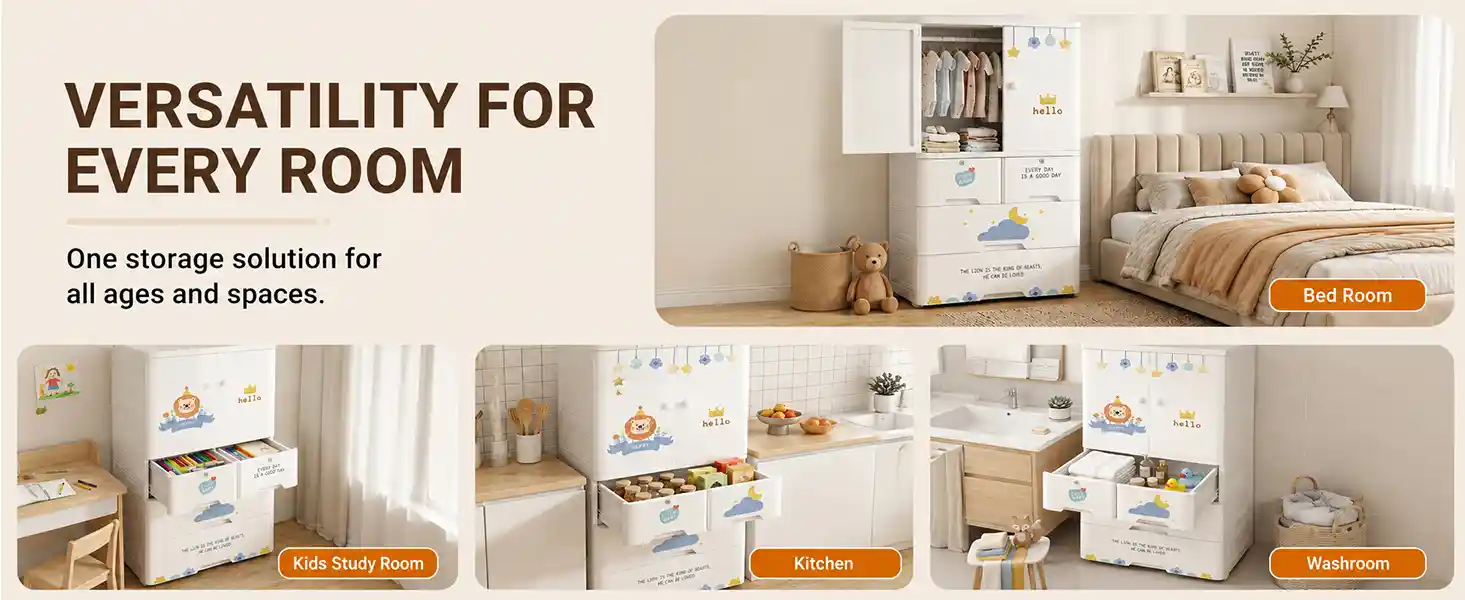 kid wardrobe 6524-A