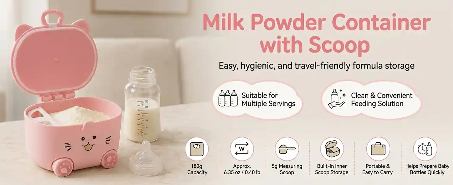 kitty milk powder - Pink