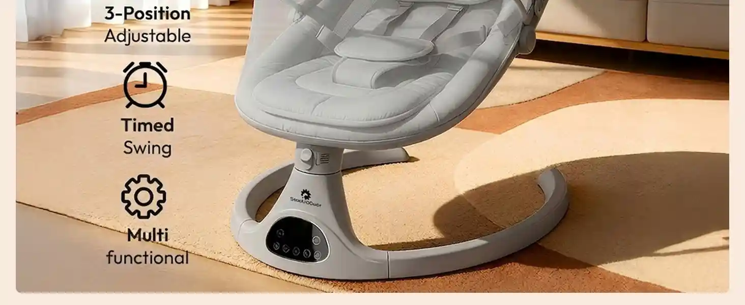 multi functional rocking chair-Grey