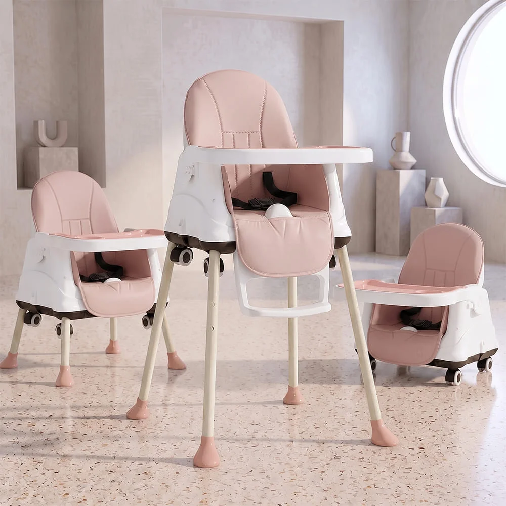3 In 1 High chair Pink