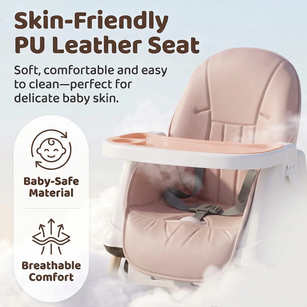 3 In 1 High chair Pink