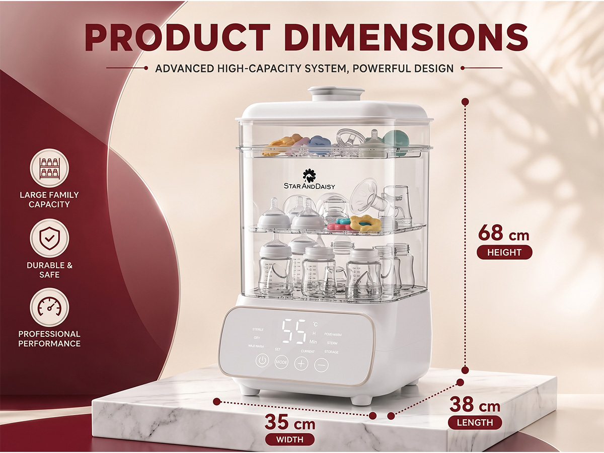 Sterilizer 7-in-1 Pro Baby Bottle Sterilizer