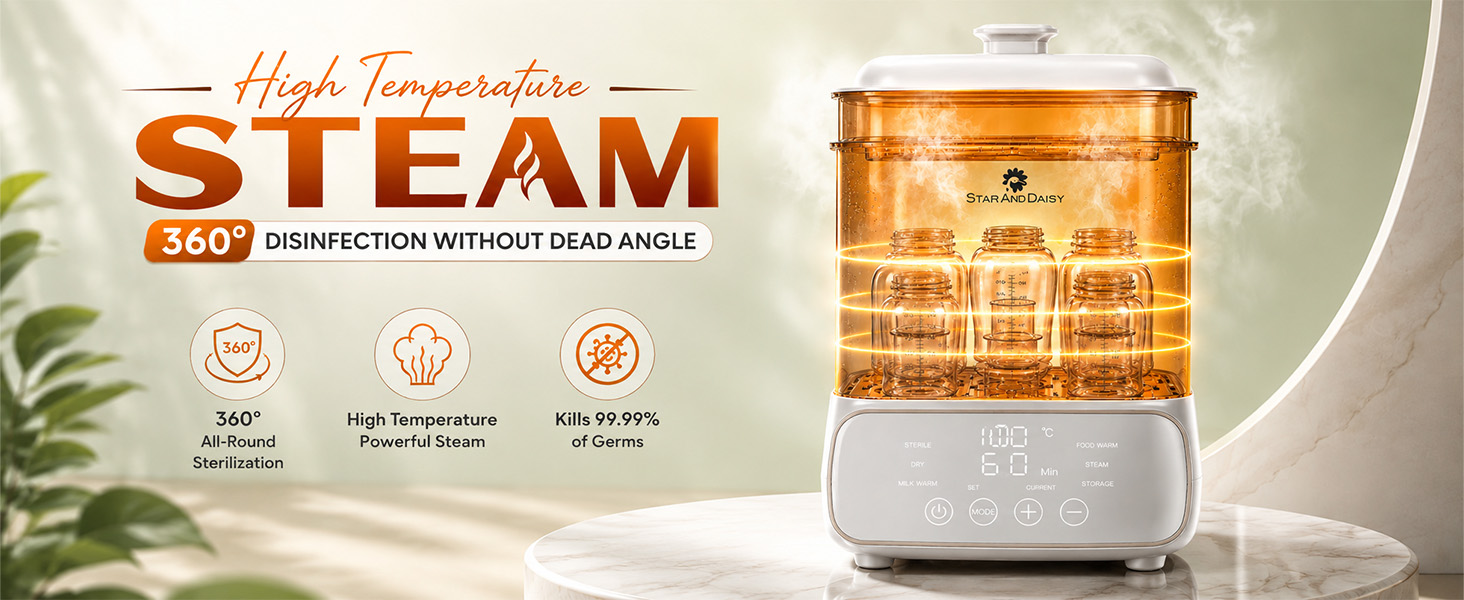 Sterilizer 7-in-1 Pro Baby Bottle Sterilizer