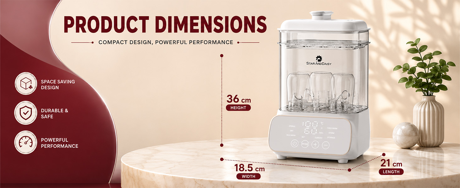 Sterilizer 7-in-1 Pro Baby Bottle Sterilizer
