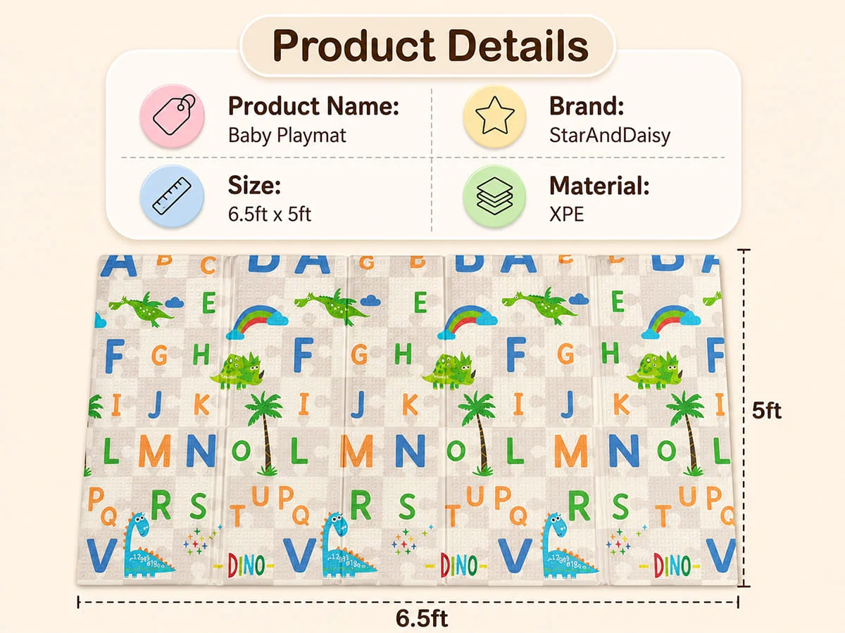 Foldable Baby Play Mat