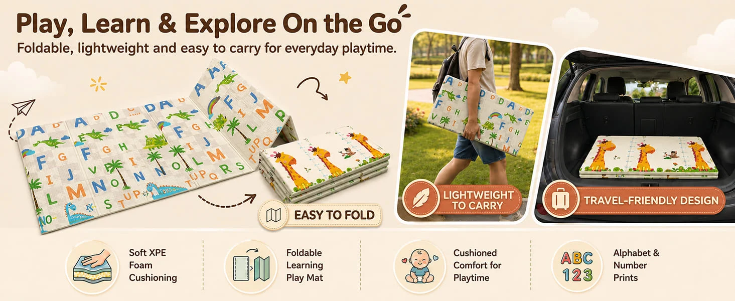 Foldable Baby Play Mat