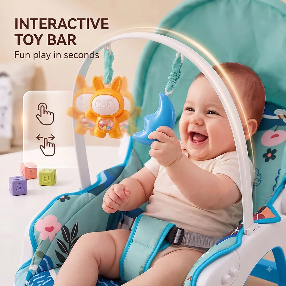 Dreamy baby rocking chair blue7