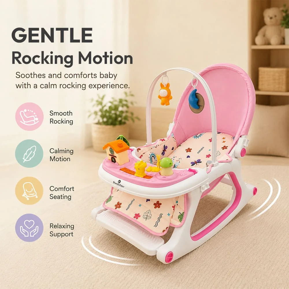 Dreamy baby rocking chair pink3