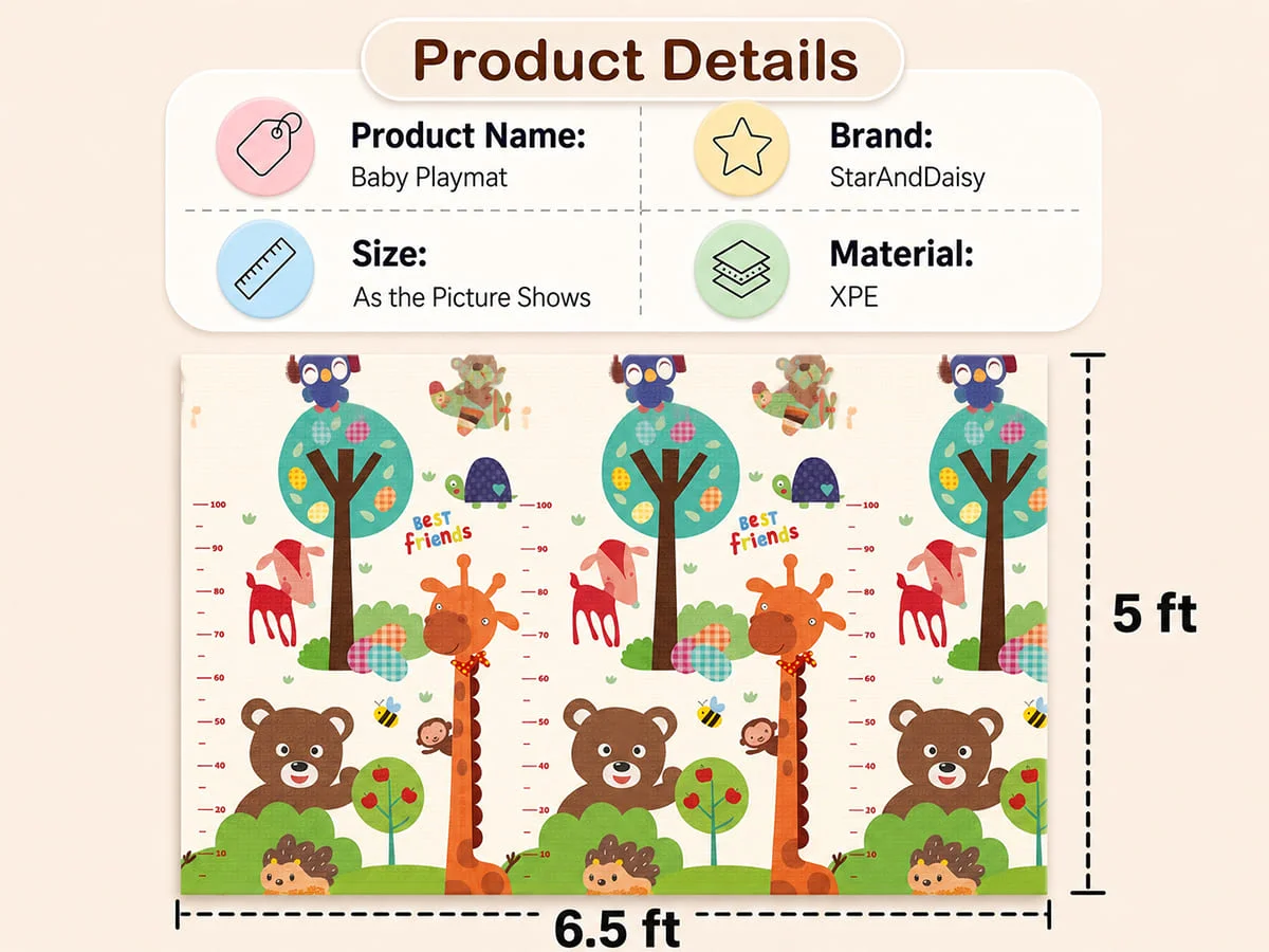 Foldable Baby Play Mat
