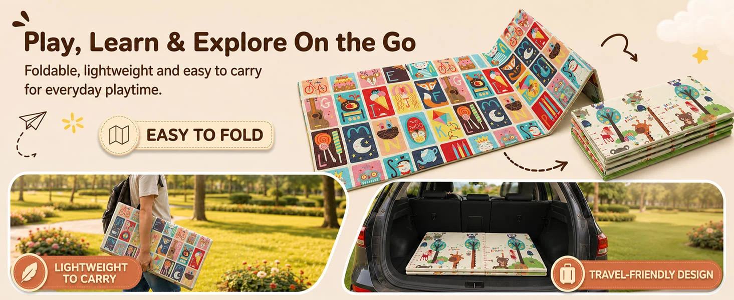 Foldable Baby Play Mat