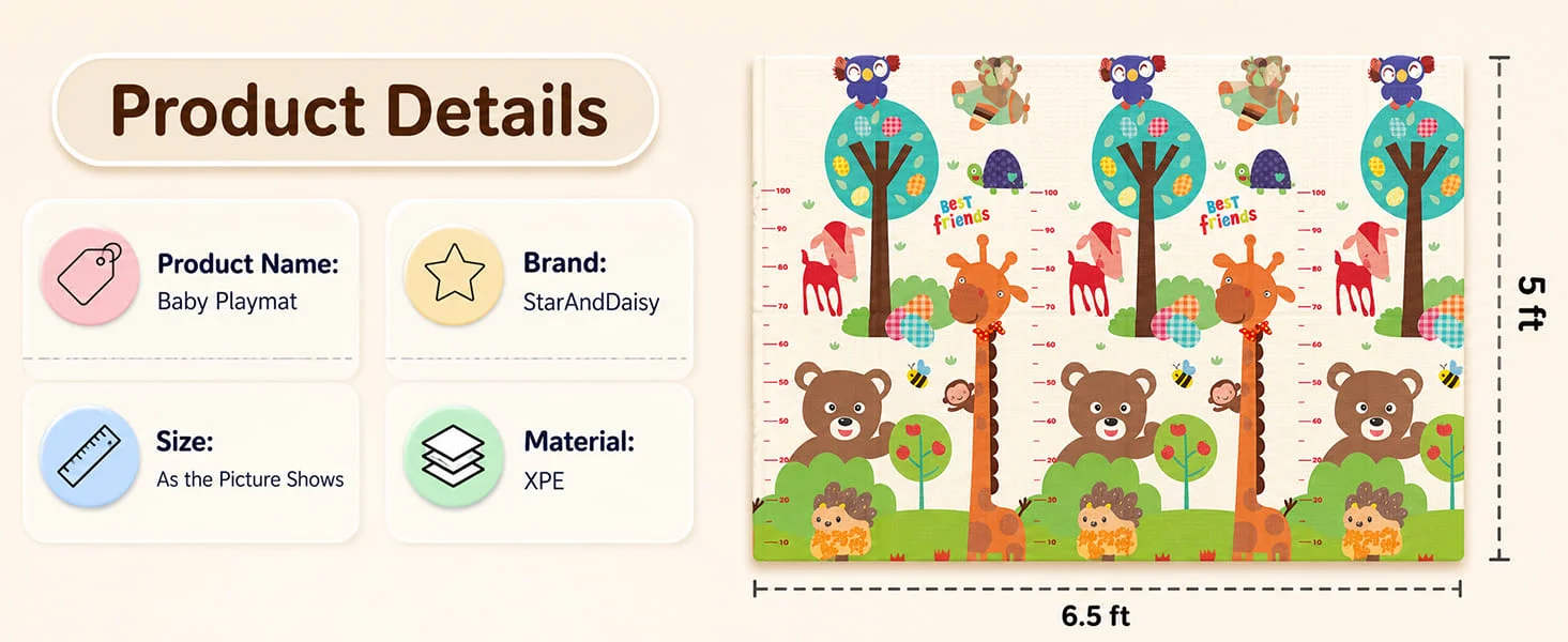 Foldable Baby Play Mat