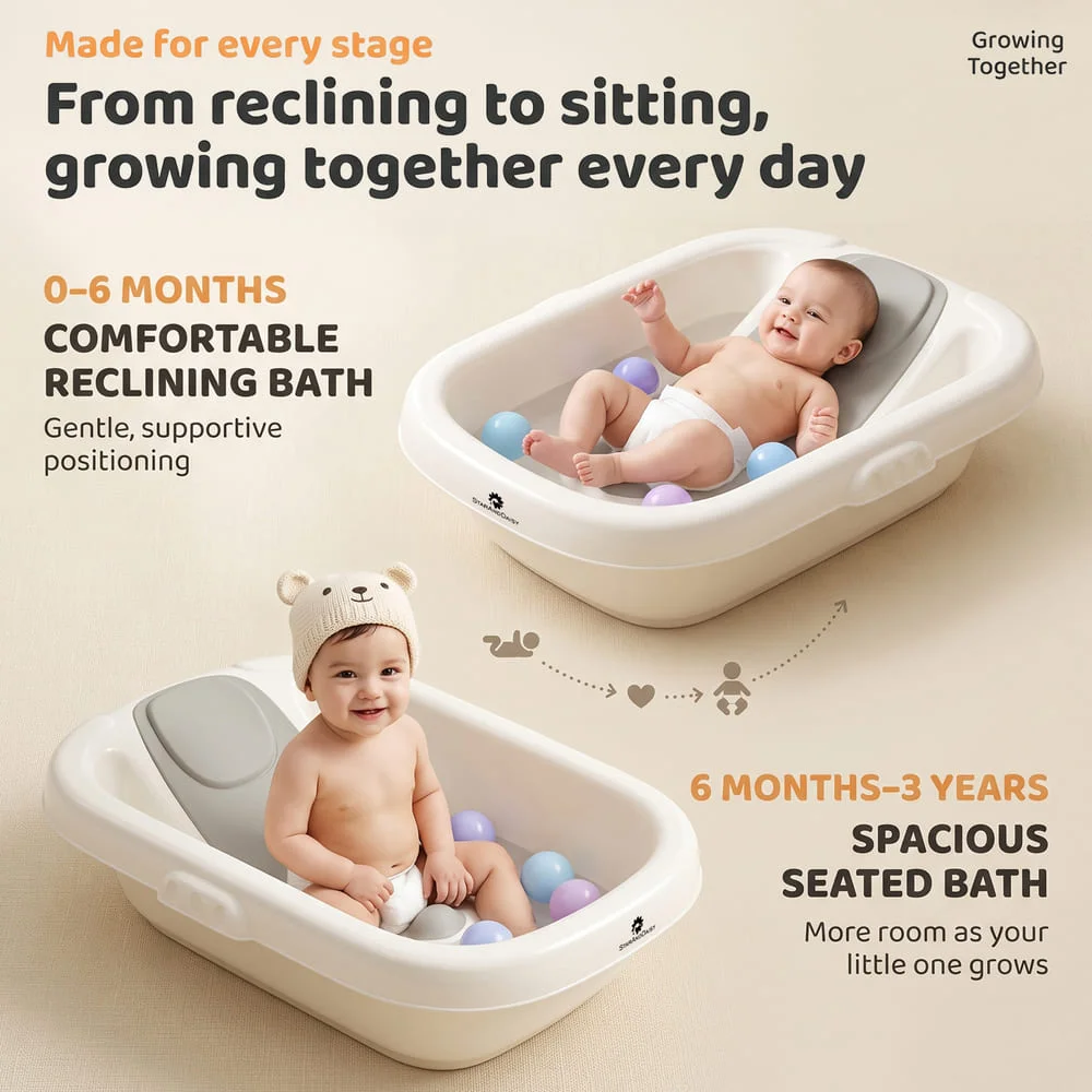 Premium Baby Bathtub With Bath Support copy3