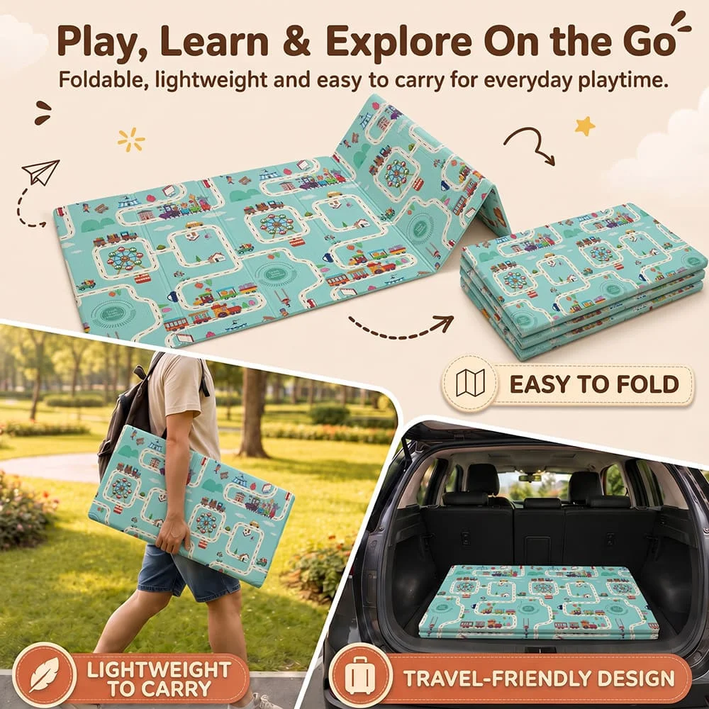 Traffic & Animal Prints playmat