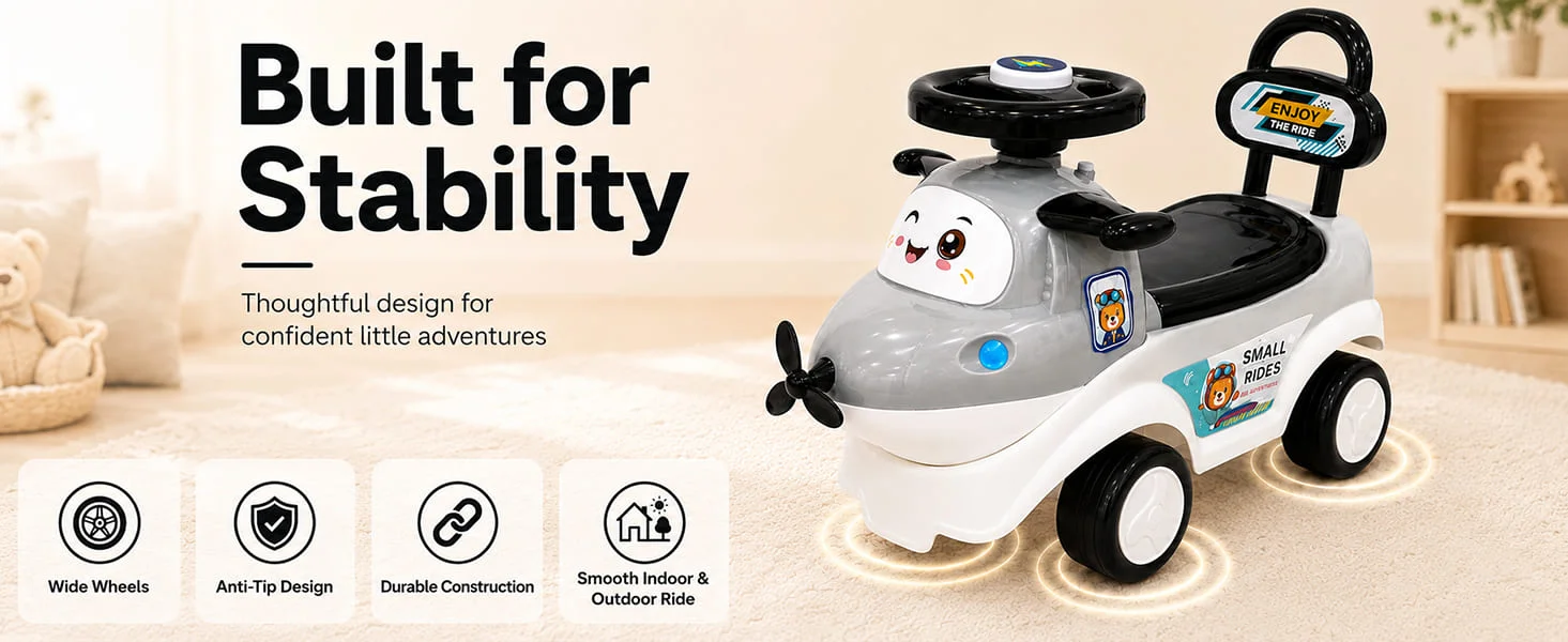 Activity Ride-On Toy - Off White