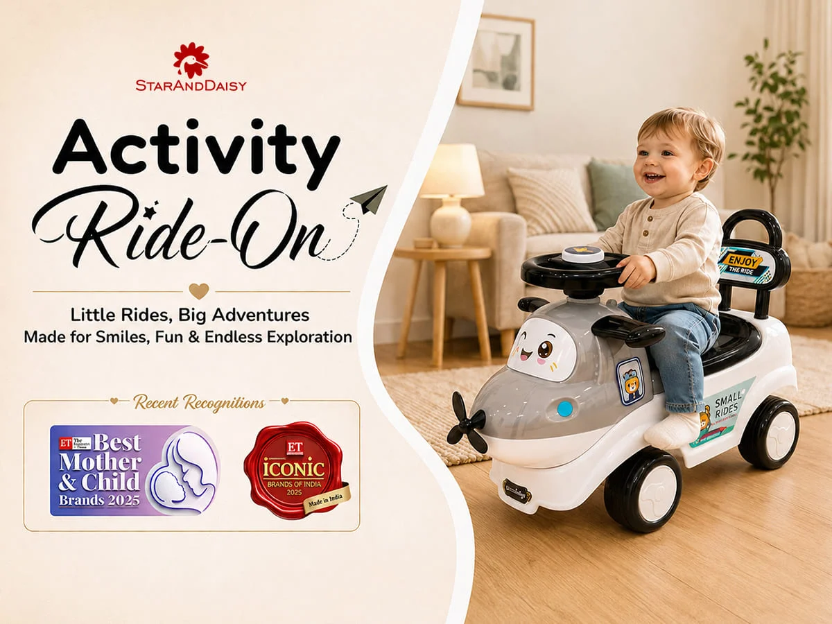 Activity Ride-On Toy - Off White