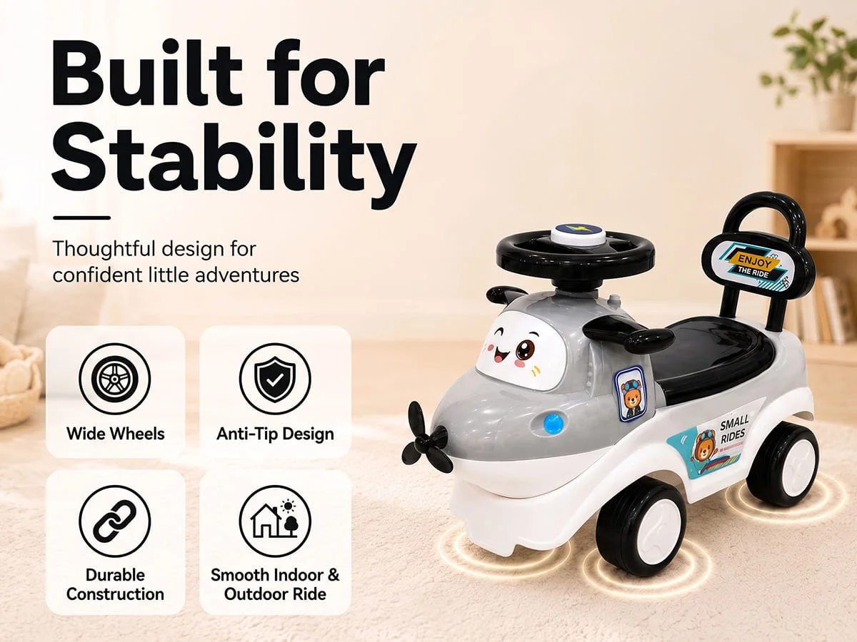 Activity Ride-On Toy - Off White