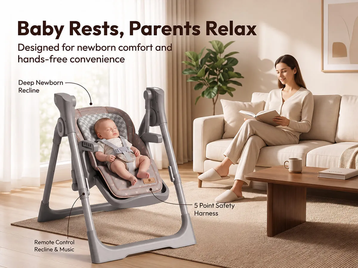 Automatic Cradle Cum Baby Feeding Chair