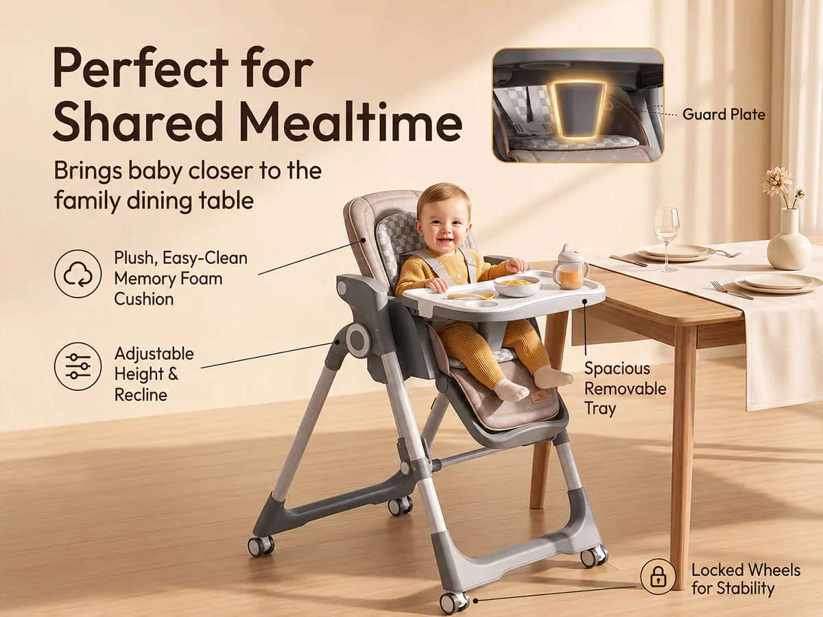 Automatic Cradle Cum Baby Feeding Chair