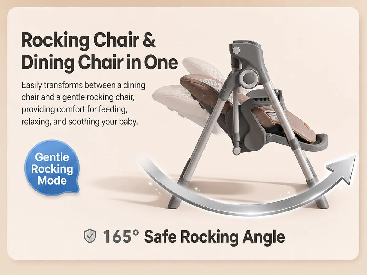 Automatic Cradle Cum Baby Feeding Chair